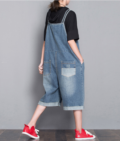 Loose Denim Casual Spring Denim Overall Women Jumpsuits  QYCQ32 VPPBUY shop