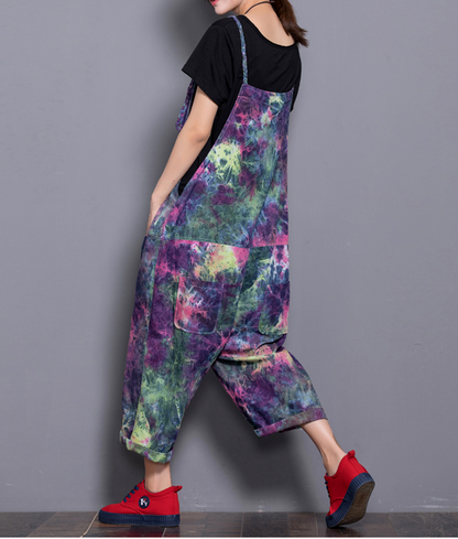 Floral Loose Denim Casual Spring Denim Overall Women Jumpsuits 19 VPPBUY shop