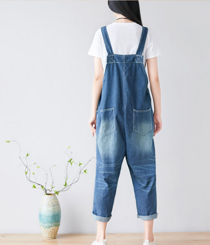 Floral Loose Denim Casual Spring Denim Overall Women Jumpsuits 20 VPPBUY shop