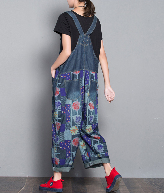 Loose Denim Casual Spring Denim Overall Women Jumpsuits QY22 VPPBUY shop