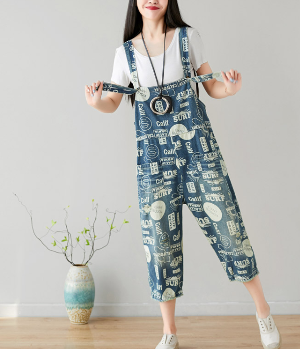 Denim Casual Spring Denim Overall Women Jumpsuits QY25 VPPBUY shop