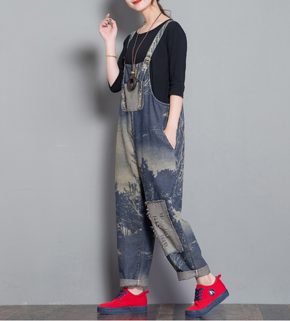 Denim Casual Spring Denim Overall Women Jumpsuits QY3 VPPBUY shop