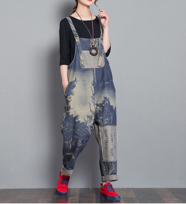 Denim Casual Spring Denim Overall Women Jumpsuits QY3 VPPBUY shop