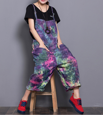 Floral Loose Denim Casual Spring Denim Overall Women Jumpsuits 19 VPPBUY shop