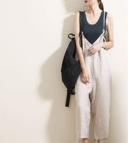 Linen Summer Autumn Women Casual Pants with Pockets GJ2004301 VPPBUY shop