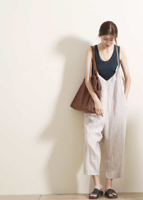 Linen Summer Autumn Women Casual Pants with Pockets GJ2004301 VPPBUY shop