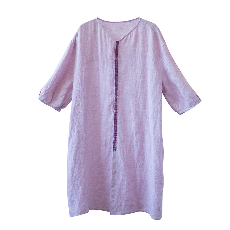 Pink 100% Linen Spring Cardigan Summer Women Tops MDYP9761 VPPBUY shop