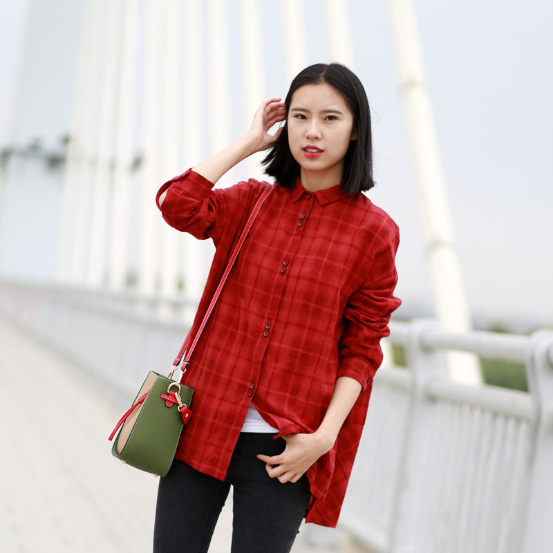 Women Casual Linen Spring Summer Autumn Women Tops SXM97297 VPPBUY shop