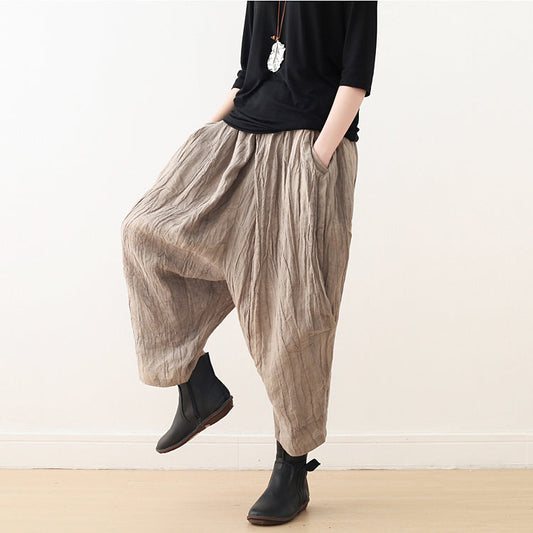 Linen Spring Summer Women  Trousers AMT96222 VPPBUY shop