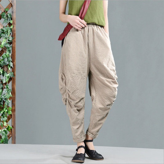 Linen Summer Women Casual Pants LPP97133 VPPBUY shop