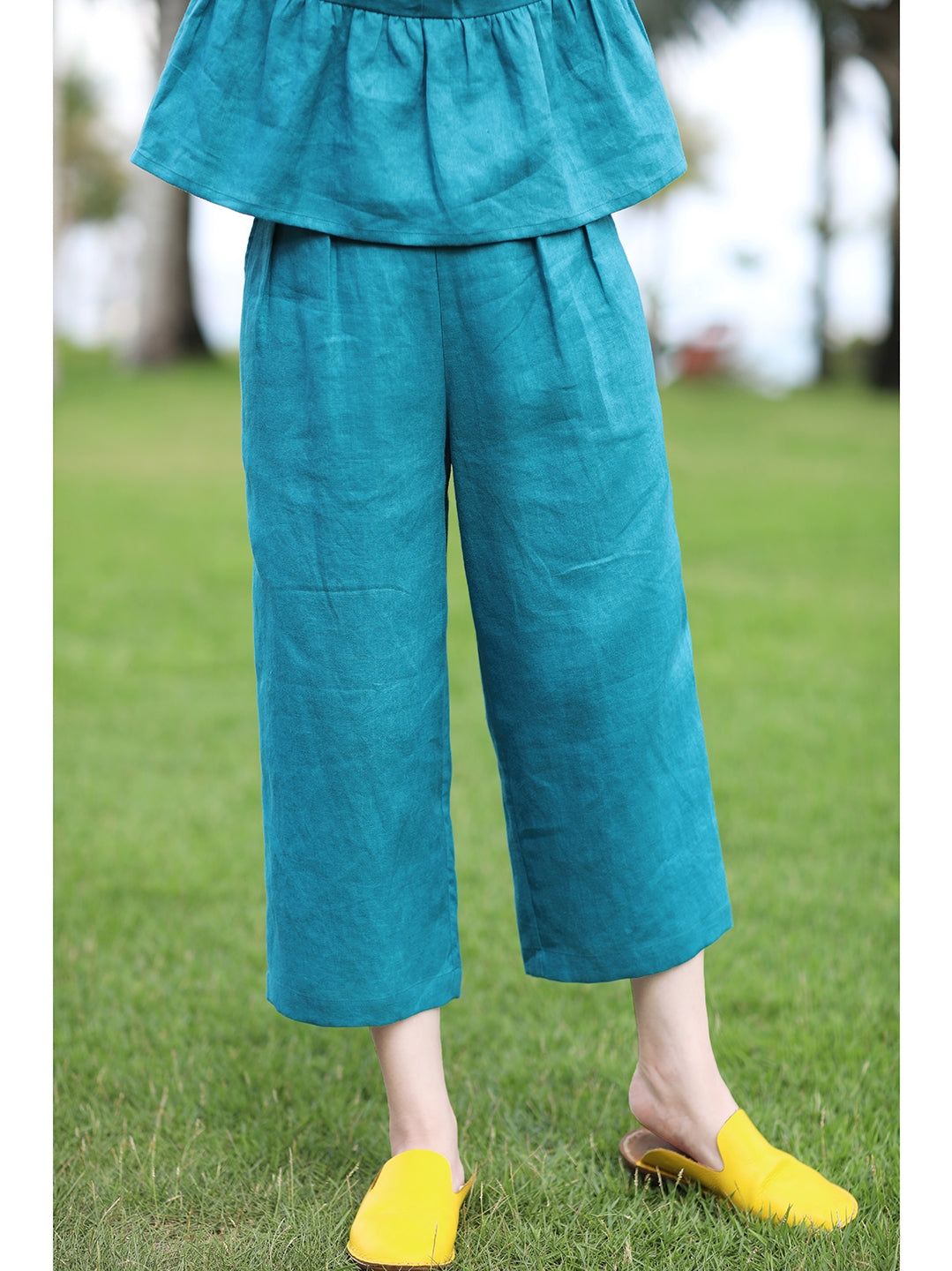 Linen Summer Autumn Women Casual Pants with Pockets SMM97217 VPPBUY shop