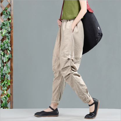 Linen Summer Women Casual Pants LPP97133 VPPBUY shop