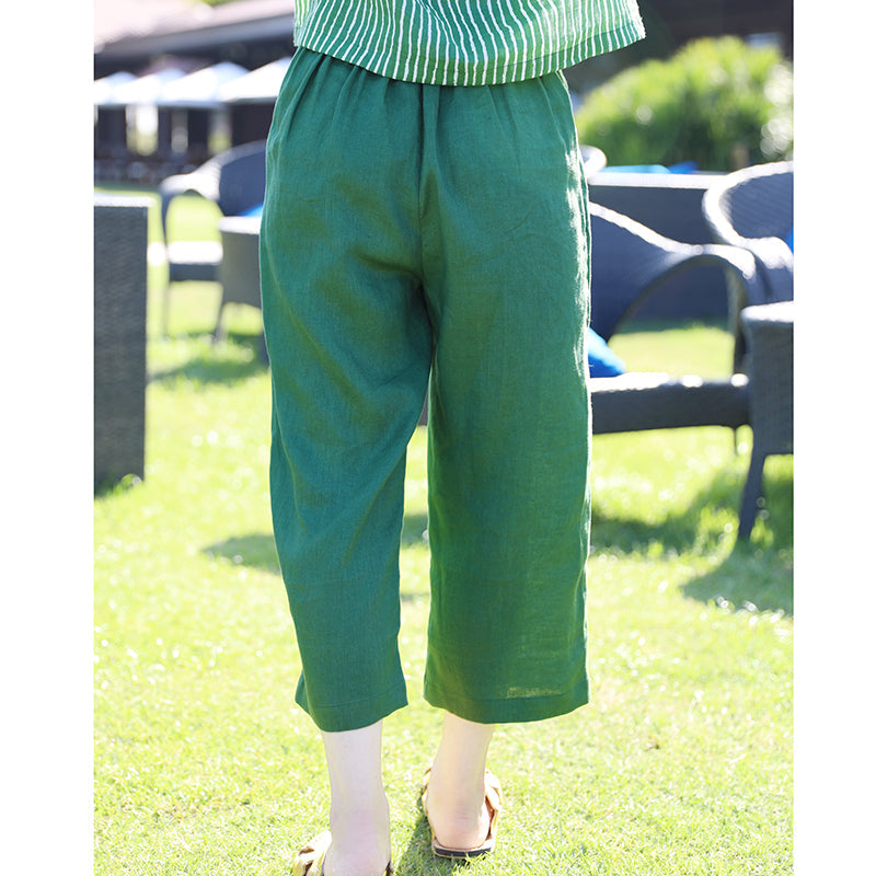 Linen Summer Autumn Women Casual Pants with Pockets SMM97229 VPPBUY shop