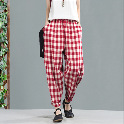 Linen Summer Women Casual Pants LPP97136 VPPBUY shop