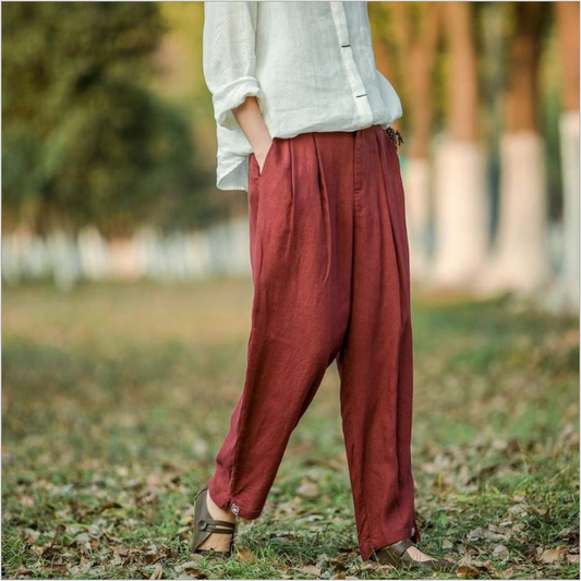 Linen Summer Women Casual Pants LPP97135 VPPBUY shop