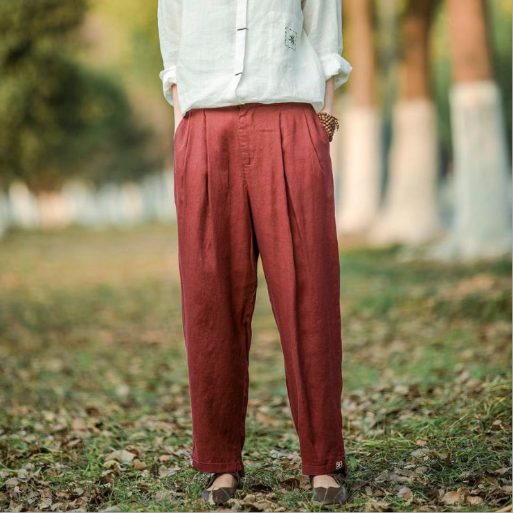 Linen Summer Women Casual Pants LPP97135 VPPBUY shop