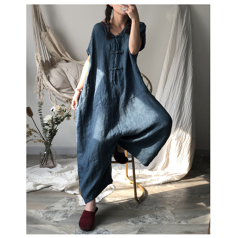 Linen Summer Autumn Women Casual Pants with Pockets PZ97245 VPPBUY shop