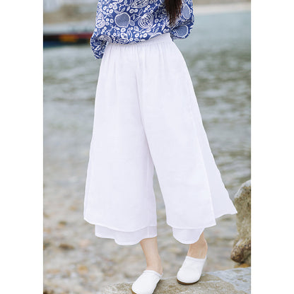 Linen Summer Autumn Women Casual Pants with Pockets SMM97209 VPPBUY shop