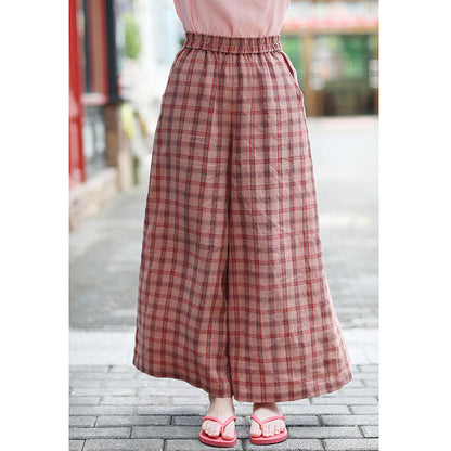 Linen Summer Autumn Women Casual Pants with Pockets SMM97213 VPPBUY shop