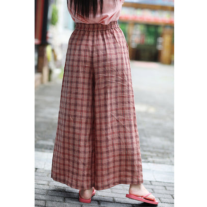 Linen Summer Autumn Women Casual Pants with Pockets SMM97213 VPPBUY shop