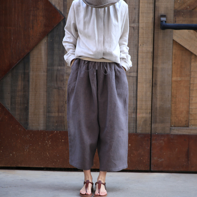 Spring Summer Autumn Women Casual Linen Pants Z98405 VPPBUY shop