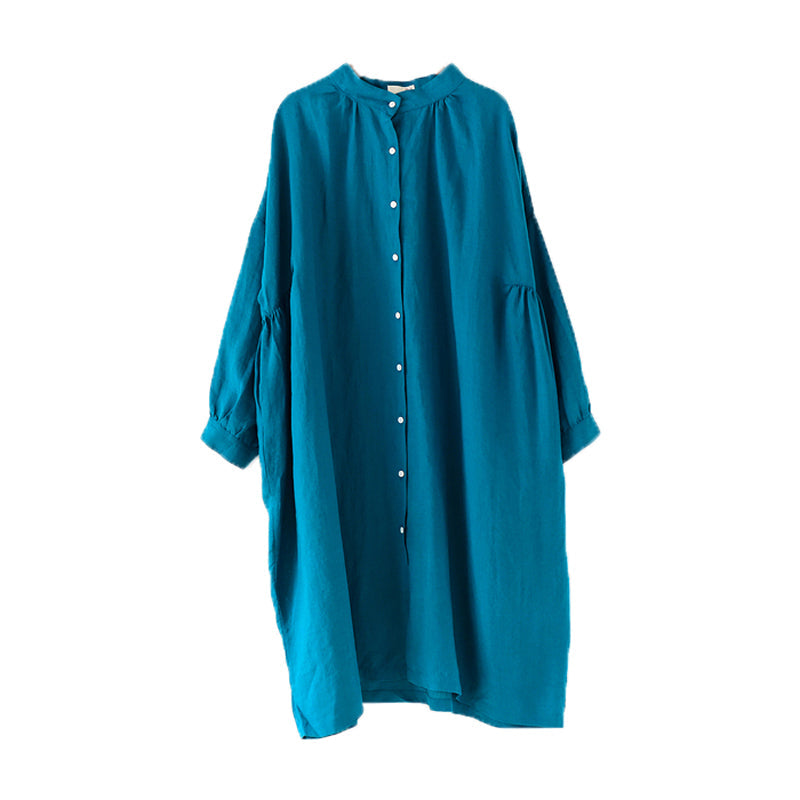 Women Loose Fitting Linen Dresses Summer Casual Women Shirts Dresses AMT96224 VPPBUY shop