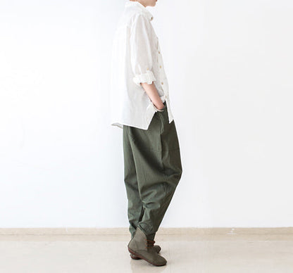 Linen Spring Summer Women Trousers  AMT96223 VPPBUY shop