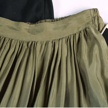 Women's Skirts Summer Linen Skirt Elastic Waist SXM09757 VPPBUY shop