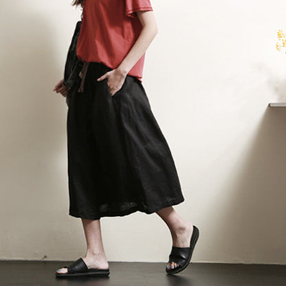 Women's Skirts Summer Linen Skirt  GU98402 VPPBUY shop