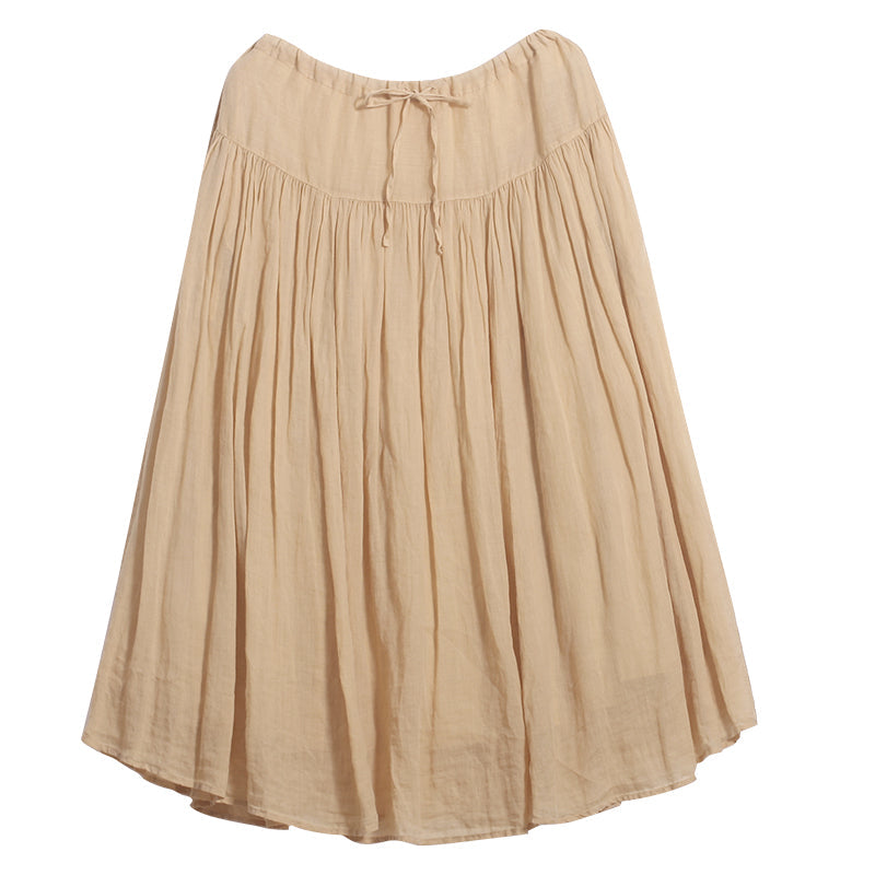 Women's Skirts Summer Linen Skirt  GU98404 VPPBUY shop