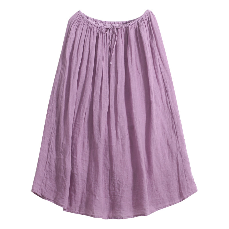 Women's Skirts Summer Linen Skirt  GU98406 VPPBUY shop