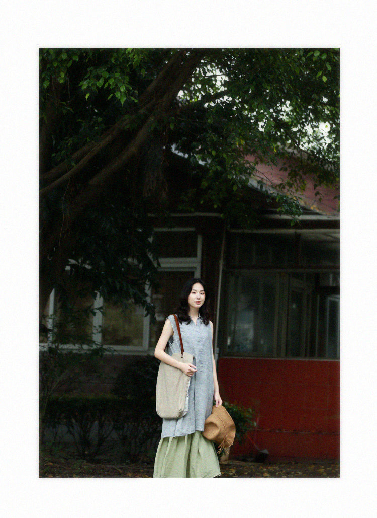 Women's Skirts Summer Linen Skirt  GU98407 VPPBUY shop