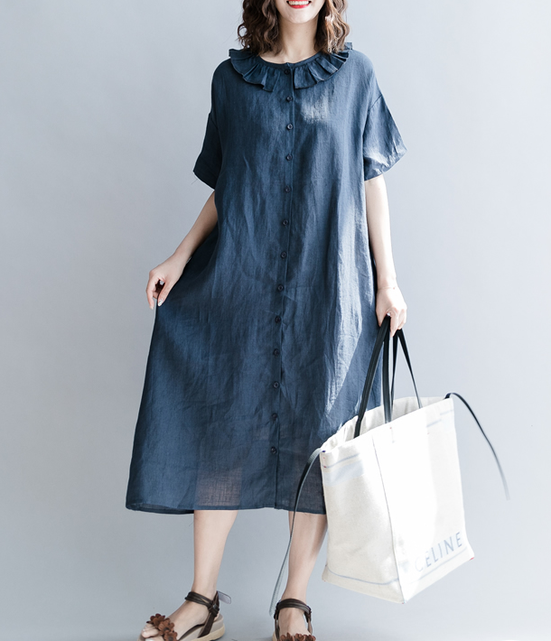 Summer Cotton Linen Spring Women Dresses QZ200528 VPPBUY shop