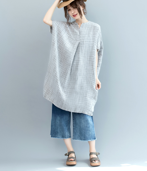 Loose Summer Cotton Linen Spring Women Dresses QZ200527 VPPBUY shop