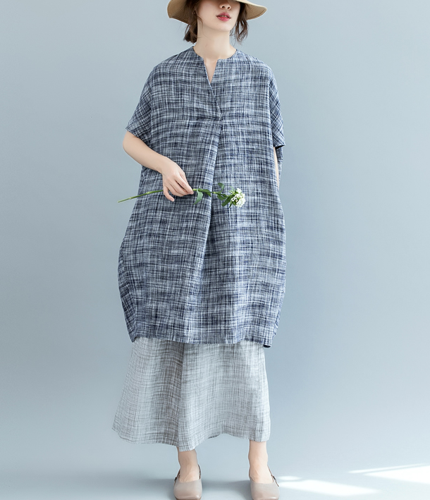 Loose Summer Cotton Linen Spring Women Dresses QZ200527 VPPBUY shop