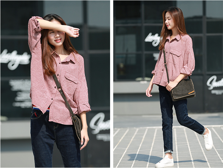 Women Casual Blouse Linen Shirts Loose Blouse Plus Size Women Tops GJ2004293 VPPBUY shop