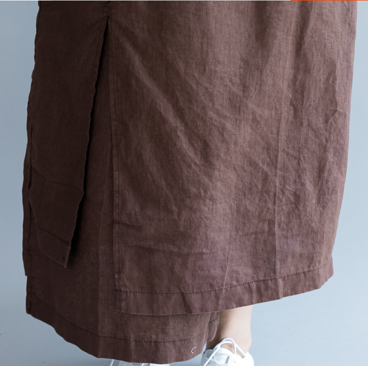 Overlay style Linen Women's Skirts QZ200531 VPPBUY shop