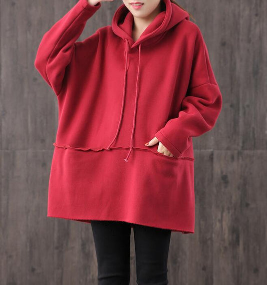 Hooded Loose Blouse Spring Tunic Casual Women Shirts Cotton Tops WG961707 VPPBUY shop