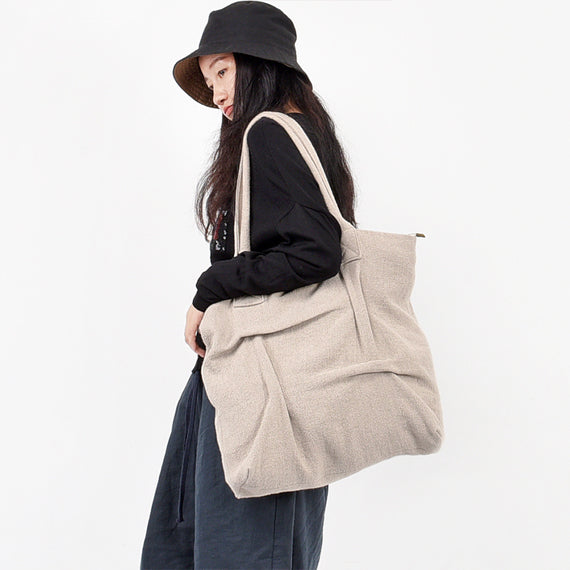 Women Canvas Bags Simple Style Women Shoulder Bag Cotton Linen Large Bags VPPBUY shop