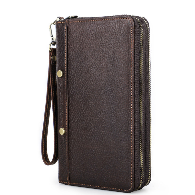 Men's Leather Wallet Purse Hand Bag Clutch Bag Card Package Storage Bag For Gift VPPBUY shop