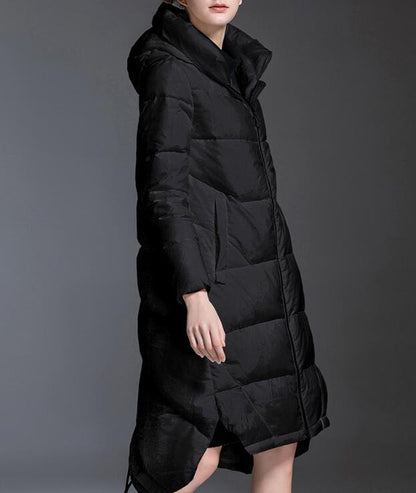 Women Down Coat Winter Loose 90% Hooded Duck Down Jackets Long Warm Down Coat Any Size VPPBUY shop