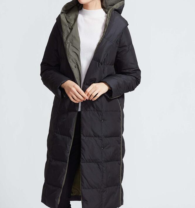 A-line Women Winter Thick 90% Duck Down Jackets Warm Down Coat Any Size VPPBUY shop