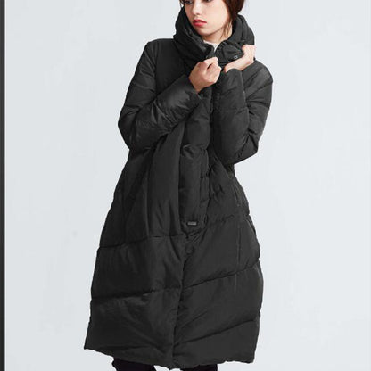 A-line Women Winter Thick 90% Duck Down Jackets Warm Down Coat Any Size VPPBUY shop