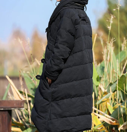 Thick  Long Winter Duck Down Jacket, Hooded Down Jacket Women Plus Size VPPBUY shop