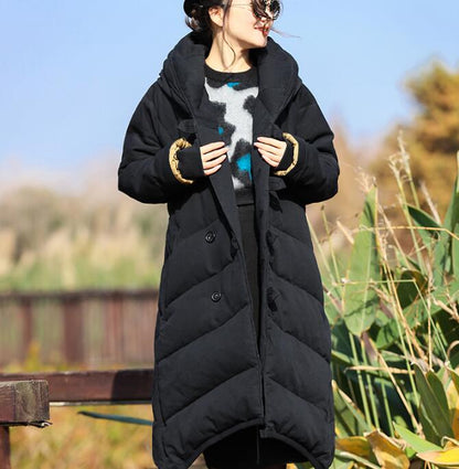 Thick  Long Winter Duck Down Jacket, Hooded Down Jacket Women Plus Size VPPBUY shop