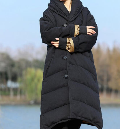 Thick  Long Winter Duck Down Jacket, Hooded Down Jacket Women Plus Size VPPBUY shop