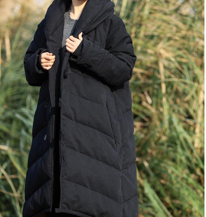 Thick  Long Winter Duck Down Jacket, Hooded Down Jacket Women Plus Size VPPBUY shop