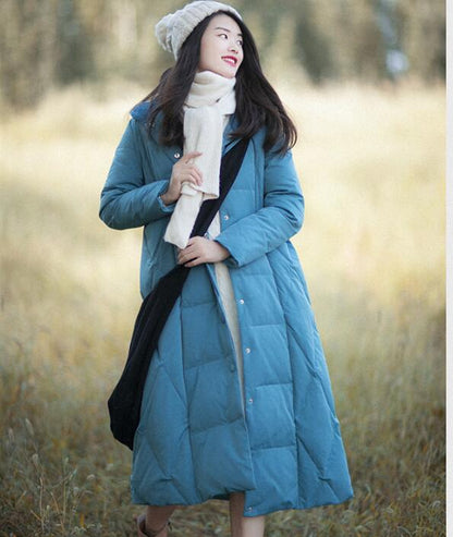 Casual Winter Women Coat Long Hooded Large Pocket Down Jacket VPPBUY shop