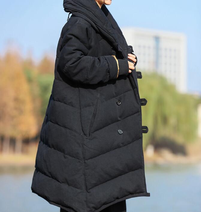 Thick  Long Winter Duck Down Jacket, Hooded Down Jacket Women Plus Size VPPBUY shop