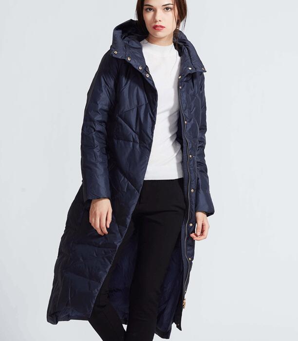 Hooded Women Winter Thick 90% Duck Down Puffer Coat Warm Down Coat Any Size 86300 VPPBUY shop